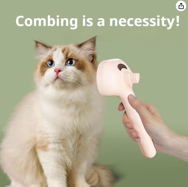 Spray Pet Grooming Comb for Cats and Dogs
