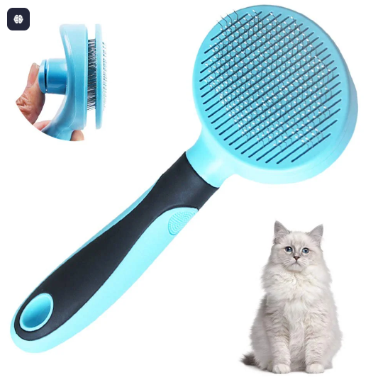 Pet Comb One-click Hair Removal Self-cleaning Comb To Remove Floating Hair Broken Hair Cat Comb Cleaning Beauty Brush