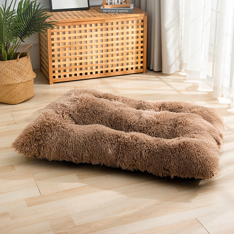 Plush Cozy Pet Kennel Bed
