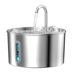 New Popular Pet Water Dispenser 2.2L Stainless Steel Pet Water Dispenser Cat Water Dispenser Water Feeder