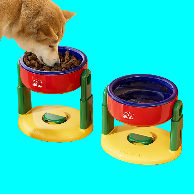 Adjustable height for comfortable feeding