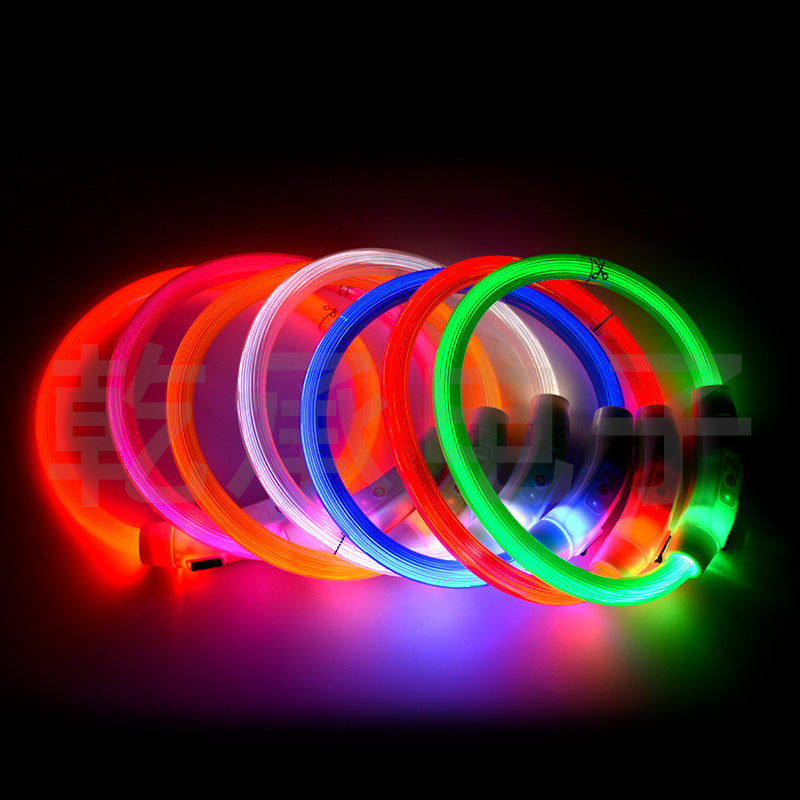 USB Rechargeable LED Dog Collar