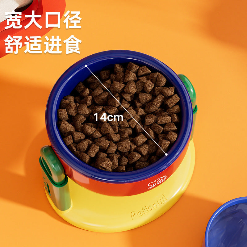 Suction Cup Pet Bowl, Adjustable Height Dog Bowl, Universal For Cats And Dogs, Protects Cervical Spine, Water Bowl, Dog Bowl, Anti-Spill, Elevated Bowl