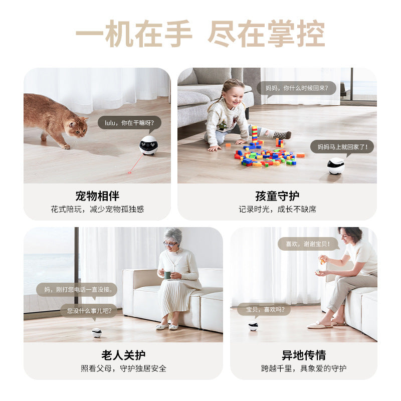 Enabot Ebo Air2 Smart Mobile Robot Camera Wireless Cat Companion Robot