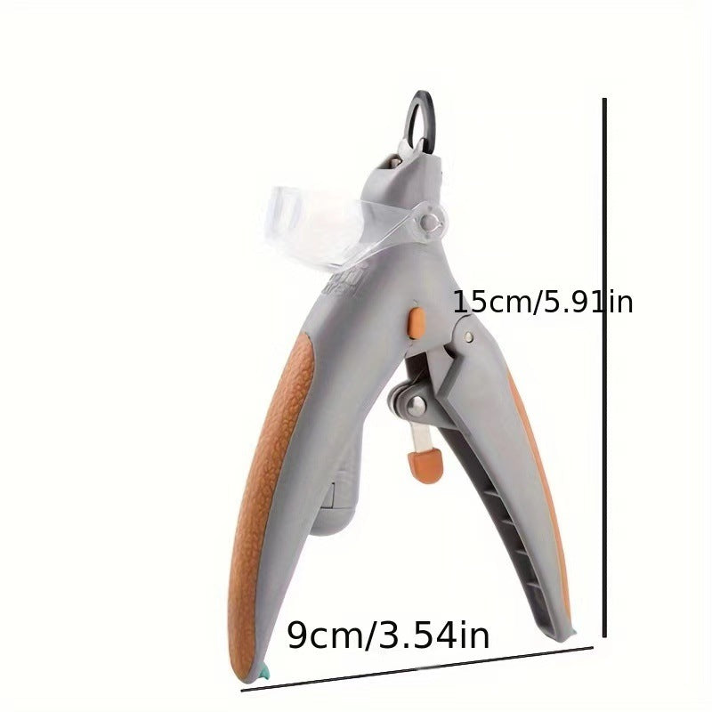 LED Pet Nail Clippers With LED Light Pet Cat Dog Nail Clipper Polishing Pet Cleaning Supplies