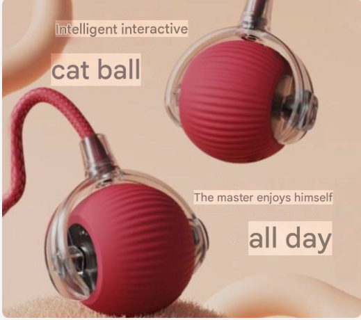 Automatic Rolling Interactive Pet Toy Ball